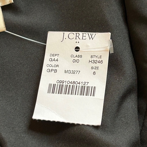 J CREW Sleeveless V-Neck Floral Jacquard Sheath Dress Size 6 NWT Pink/Black/Gold - Picture 12 of 17